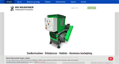 Desktop Screenshot of hhmaskiner.dk